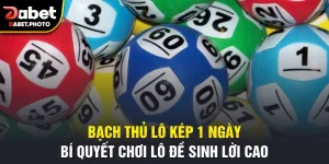 bạch thủ lô kép 1 ngày