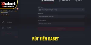 rút tiền dabet